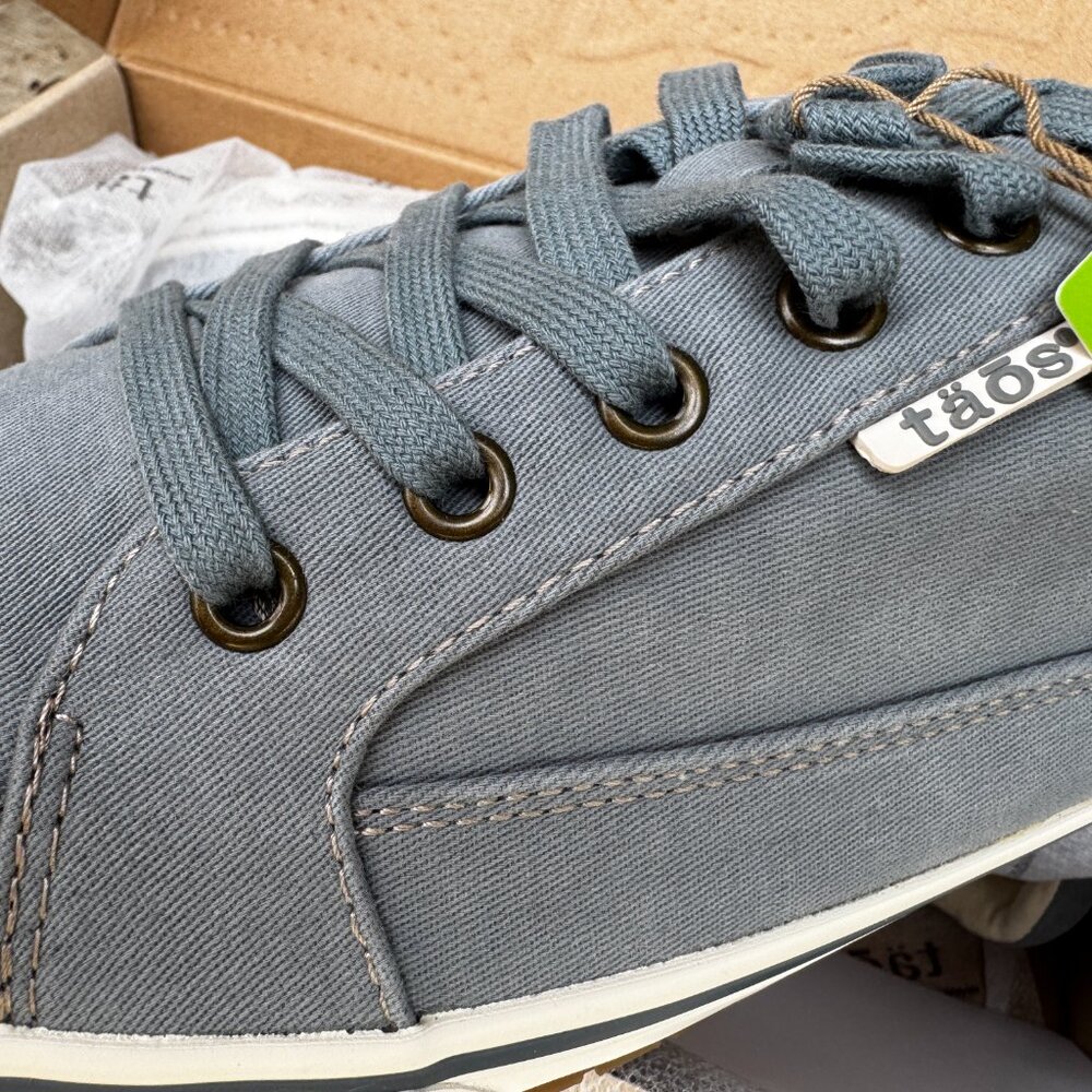 Taos Blue Canvas Shoes - Picture 3 of 10